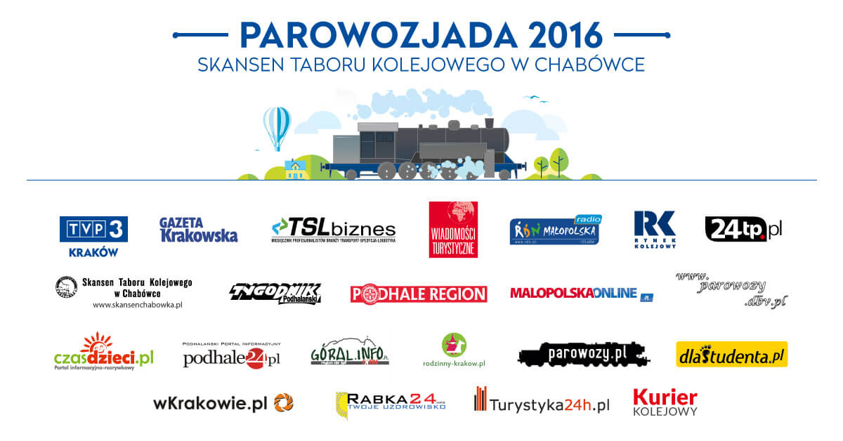 Parowozjada'2016 odbędzie się pod patronatem m.in. serwisu www.parowozy.pl
