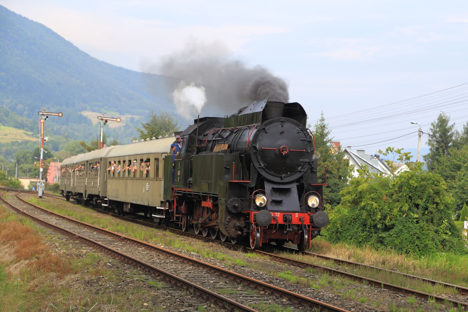 OKz32-2 z pociągiem Chabówka-Kasina Wielka. 21.08.2016. Fot.: Miłosz Mazurek.