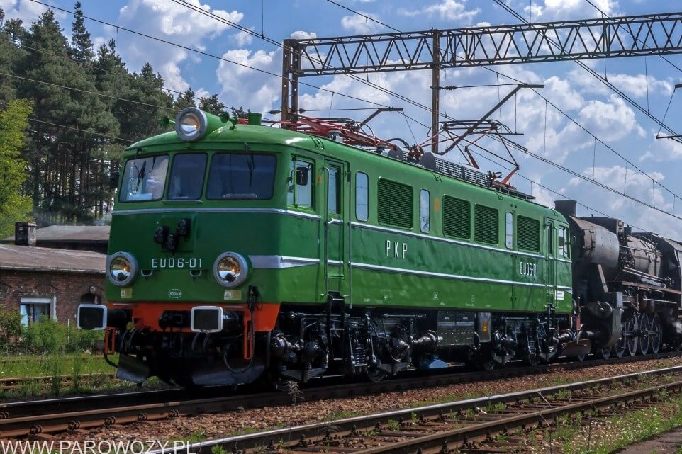 Lokomotywa elektryczna EU06 - Skansen taboru kolejowego w Chabówce