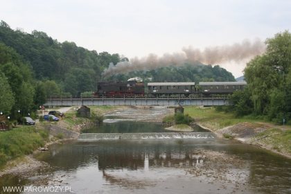 Pierwszy w 2015 ogólnodostępny pociąg retro z OKz32 i zabytkowymi wagonami osobowymi.